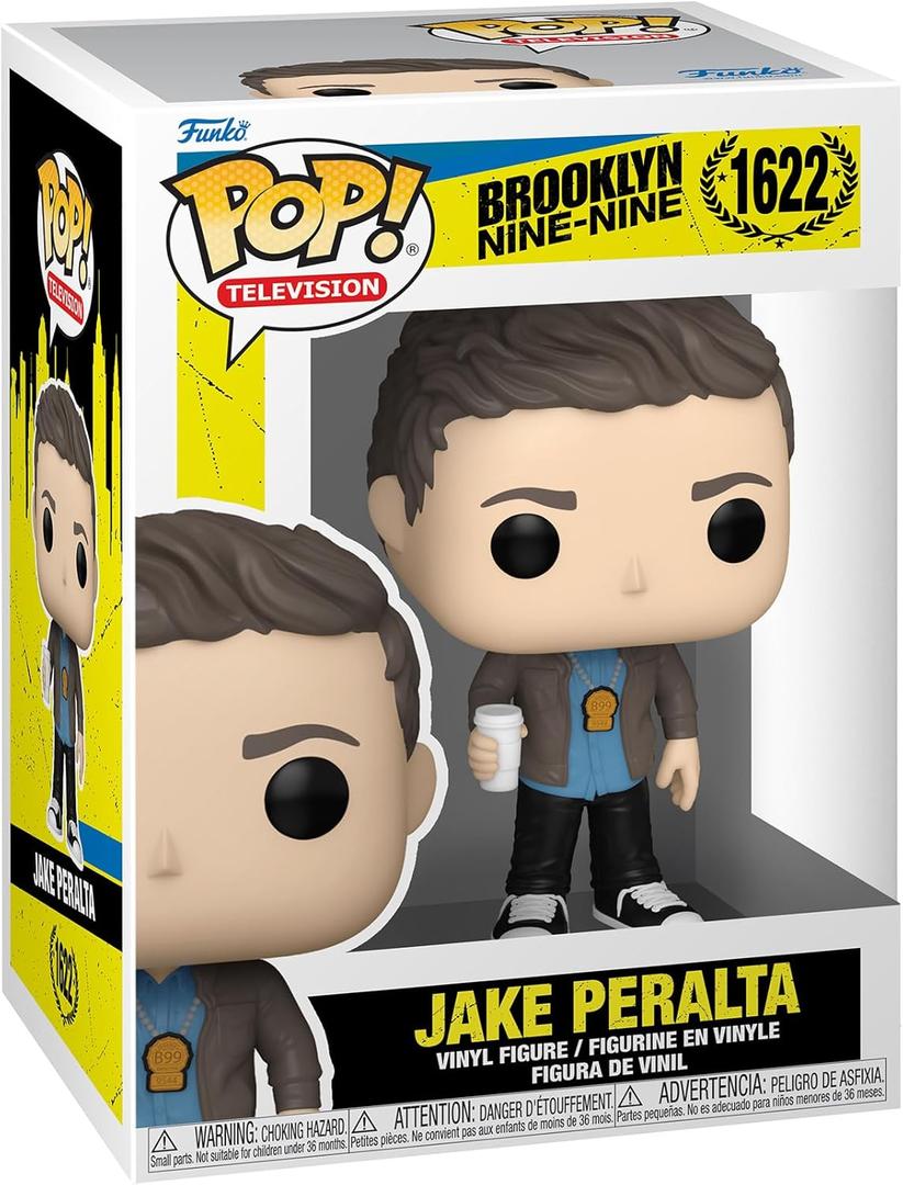 Funko POP TV: Brooklyn Nine Nine - Jake Peralta with Coffee - Collectable Vinyl Figure - Gift Idea - Official Merchandise - for Kids & Adults - TV Fans - Model Figure for Collectors