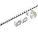 National Hardware N177-196 835 Cane Bolt in Zinc, 1/2" x 18"