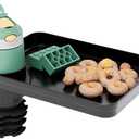 Upgraded Car Seat Tray for Kids Car Seat Tray with Expandable Base for Snacks, Toys, Books, Entertainment Kids Travel Essentials Fits 2.8''-3.2'' Cup Holders (1, Standard Base)
