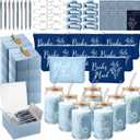 80 Pcs Bridesmaid Proposal Gift Set Maid of Honor Gift from Bride, Blue