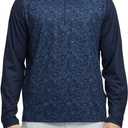 M MAELREG Quarter Zip Pullover Men Moisture Wicking Lightweight Sports Print Mock Neck Golf 1/4 Zip Pullover Mens Sweatshirt (Blue, M)