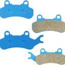 Youxmoto Ceramic Brake Pads Fit for CAN-AM Maverick Trail 800 1000 1000R X3, Front and Rear Brake Pads for Maverick Turbo/Traxter HD8 T HD5 HD10 Max, for Defender 500cc - 2017-2021, 2 sets