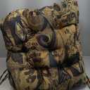 Blazing Needles Multi-Section Tufted Chair Cushion, 22 x 45, Abstracted Patterns