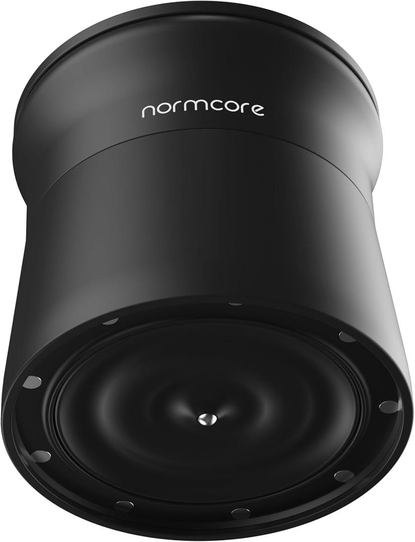 Normcore 54mm 2-in-1 Magnetic Dosing Cup & Funnel, Espresso Dosing Tools for Breville Sage Portafilter Basket, Matte Black Aluminum