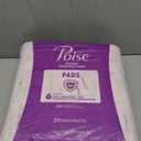 Poise Incontinence & Postpartum Pads for Bladder Leaks, 7 Drop Ultra Absorbency, Long Length, 39 Count, Packaging May Vary