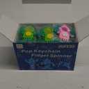 24Pcs Pop Fidget Spinners Bulk - Deformable Astronaut Fidget Spinner Keychain Robot Gyro Fidget Spinner for Kids Adults Glow in The Dark Sensory Toys Easter Party Favors Classroom Prizes (24pcs)