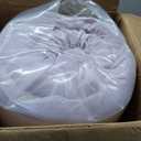 MUXHOMO 3 Inch 7-Zone Queen Mattress Topper, Egg Crate Foam Mattress Topper Queen Size for Back Pain, Lavender Cooling Gel Infused Bed Pad, CertiPUR-US and Oeko-TEX Certification (60"80")