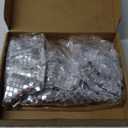 Christmas Disco Ribbon Bow 40 x 20 Inch Large Silver Bow Decor Mirror Ribbon Sequin Premade Xmas Glittery Ornaments for Xmas Tree Topper Wreath Background Wall Holiday Themed Party