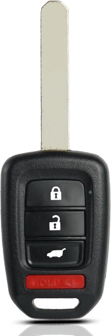 Key Fob Keyless Entry Fits for Honda HRV CRV 2014 2015 2016 2017 2018 2019 2020 2021 Remote Control Key Replacement 4 Button 313.8MHz FCC ID:MLBHLIK6-1T 47 chip