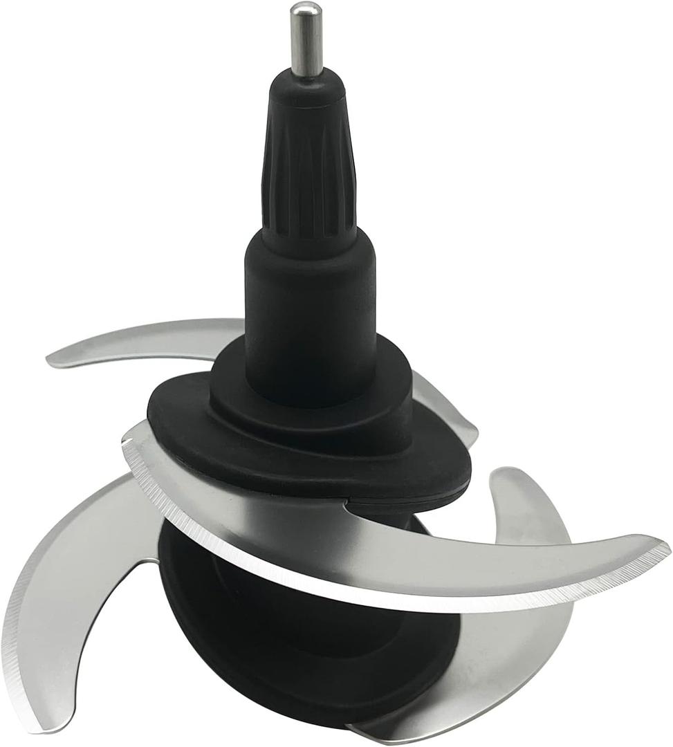 Blender 4 Blade Replacement for Ninja 64-oz 72-oz Food Processor Bowl Chopping Blade 319KKU770 Fits Ninja 8-Cup 9-Cup Pitcher CT682SP BL681A BL682 BL770 BL770AMZ BL772 BL910 BN600 BN601 BN800 BN801