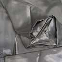 Bedsure Satin Pillowcase, Similar to Silk Pillow Cases Queen Size Set of 2, Cooling Pillow Case Covers with Envelope Closure, Room Decor Gifts for Women Men, Silver Grey, 20x30 Inches, 2pcs
