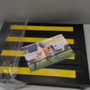 Adjustable Height Aluminum RV Step, Stable Foldable Platform Step Stool, Supports Up to 1,000 lb, Non-Slip Rubber Feet and Platform Mat, Easy to Carry (Black)