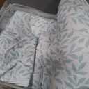 Martha Stewart - Twin Comforter Set with Sham, Cotton, Reversible, Size: Twin, Standard Pillowcases- 26"W x 20"L