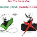 10cm Diameter 6 Fins Extractor Blades Replacement Part with 24OZ Cups for Ninja Blender Only fit for Nutri Ninja Auto iQ BL450-70 BL451-70 BL454-70 BL455-70 BL482-70