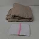 AmyHomie Cooling Blanket King Size, 100% Rayon Derived from Bamboo, Cool Summer Blanket for Hot Sleepers Soft Comfy Waffle Lightweight Blankets for All Seasons(10890in,Khaki)