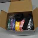 Resistance Bands Set - Pull Up Bands for Men Women, Exercise Bands Resistance with Door Anchor, Training Poster & Pouch for Body Stretching, Pull Up Assist (15-170LBS) - Colorful-black/red/yellow/purple/green/blue)