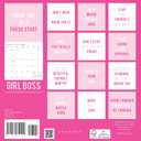 3 x Graphique 2024 Girl Boss Mini Wall Calendar | 7 x 7 | Thick Paper | Home & Office Organizer | Large Monthly Grid | 3 Languages & Marked Holidays | 4 Month Preview Page for 2025