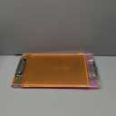 Dynta Plastic Clipboards A4/Letter Size 8.5x11 Clear Colored Clip Boards Hanging Hard Board for Outdoors Indoors Painting Note-Taking Writing Pads Document Storage 6 Pack