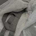 efluky Slim Laundry Basket with Lid, Narrow Laundry Hamper with Removable Bag, Skinny Dirty Clothes Basket with Bamboo Handles for Bathroom, Bedroom & Laundry Room, 65L Grey