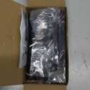 HBL' Pocket Door Hardware Set 2 Recessed Flush Finger Pulls & 1 Edge Pull, Made of 304 Stainless Steel, Template Included, Black.