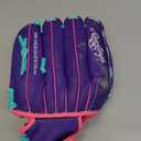 Rawlings | Sure Catch Youth Series Softball Glove | 11.5" | Right Hand Throw | Purple/ Pink/ Mint