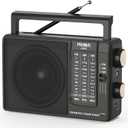 PRUNUS J03C AM FM Radio Portable USB or AA Battery Operated for Home/Outdoor, Large Speaker Excellent Sound, Excellent Reception, Large Tuning Knobs, Gifts for Seniors, No,Internet Radio/Shower Radio