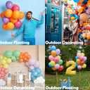 AFTERLOON Biodegradable Balloons 24 pcs Pastel Pink 12 Inch, Matte Color Thickened Extra Strong Latex Helium Float, Colorful Bulk Color ballon baloon Globos Para Decoration De Fiestas Kids