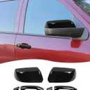 Carbon fiber Mirror Cover Caps & Door Handle Covers Compatible with 2015-2019 Chevy Tahoe Suburban GMC Yukon/ESCALADE Exterior Accessories (NOT Replacement)