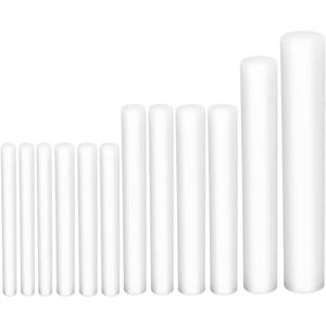 12 Pcs Nylon Drift Punch Set, Non-marring Non-sparking Nylon Rod, 15/64, 5/16, 25/64, 15/32, 19/32, 45/64 inches