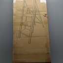 4 Step Ladder, DIAMONDFORGE Folding Step Stool with Wide Anti-Slip Pedal, Anti-Slip Feet and Handgrip, Sturdiest Steel Construction, Steel Ladder for Home, White