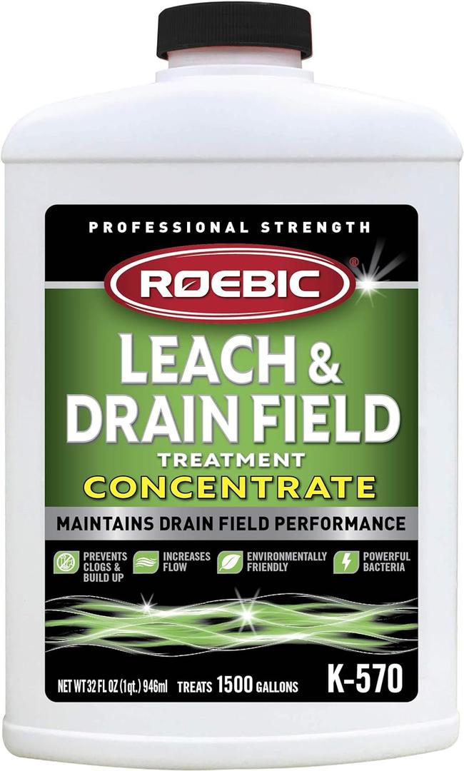 Roebic K-570-Q 32-Ounce Leach And Drain Field Opener Concentrate - Environmentally Friendly and Biodegradable Solution