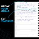 Cossac Undated Fitness Journal & Workout Planner - Designed by Experts Gym Notebook, Workout Tracker,Exercise Log Book for Men Women (Black)