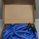 Garden Hose 100FT Water Hose with Nozzle, Flexible Lightweight Garden Hose for Outdoor Use, Watering, and Cleaning (Blue)