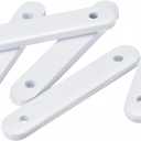 uxcell Curtain Weights (40g), Drapery Iron Weight for Bathroom Home Curtains Tablecloth Flags, White, 10Pcs