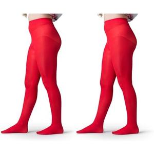 Silky Toes Girls Opaque Microfiber Tights 1-2 Pairs Black White or Colored Nylon Stockings for Kids - ballet footed tights, Size: 2-4