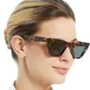 OCCI CHIARI Reading Sunglasses Women UV Protection Outdoor Reader Glasses (Brown, 250), Magnification Strength: 2.5 x
