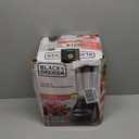 BLACK+DECKER Countertop Blender with 6-Cup Glass Jar, 10-Speed Settings, Black, BL2010BG