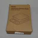 Digital Food Scale for Kitchen 11lb/0.1oz, 5kg/0.1g, Kitchen Scale for Cooking Baking, Built-in 300mAh Li-Battery, Rechargeable Type-C Charging White (1)