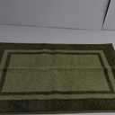 Kitchen Rugs 24" x 36", Non-Slip Machine Washable Kitchen Runner Rugs Floor Mats, Absorbent Comfort Standing Mats for Kitchen, Sink, Laundry and Hallway, Budding Green & Sage Green