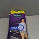 Depend Night Defense Adult Diapers, Incontinence Underwear for Men, Disposable, Overnight, Small/Medium, Grey, 26 Count