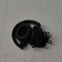 Headphones Wired with Microphone, Over Ear Foldable 3.5mm Plug in Headphones with 4.9ft Tangle-Free Nylon Cord for Tablet, Laptop, MP3/4, School, Airplane Travel (Black)