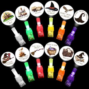 Tuanse Passover Decorations, 30 Pcs Passover Gifts Finger Lights Bulk for Kids, Glow in The Dark Pesach Seder Finger Lights Toys, Jewish Holiday Party Favors, Goodie Bag Fillers and Classroom Rewards