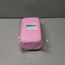 Kids Instant Print Camera Case for ESOXOFFORE Digital Video Cameras with 3 Rolls Paper Refill, Toddler Film Camera Storage Holder Bag with Mesh Pocket for Thermal Paper Accessories (Box Only) - Pink