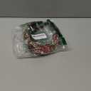 2 Pcs Christmas Headbands for Women Pearl Rhinestone Knot Headband Xmas Crystal Jeweled Hair Band Bow Wide Top Knotted Headband Christmas Hair Accessories Holiday Party Outfits(Snowflake Plaid)