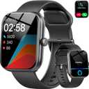 Smart Watch for Women Men with Alexa Built-in, NEW 1.91" Smartwatch for iPhone & Android Bluetooth Call, Fitness Tracker with Heart Rate/SpO2/Stress/Sleep Monitor, IP68 Waterproof, 100+ Sports Modes