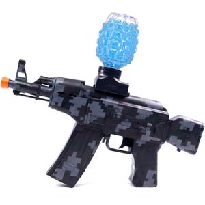 Electric Gel Ball Blaster, Automatic Splatter Ball Blaster Toys with Goggles, Rechargeable Gel Ball Splatter Toy for Shooting Team Game Outdoor Activities Party Favor for 14 Age Up (Black)