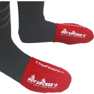 Neoprene Toe Warmers - Worn Inside Shoes or Boots - 3 Sizes - Cycling, Hiking, Winter Sports, Camping, Work & Construction Boots (Small-Medium)