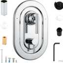 T2900 Chrome Shower Handle 3-Function Transfer Valve Shower Trim Kit, Compatible with Moen T2900 Gibson Posi-Temp Series, Fits 2521, 2551, 2571, 2581 Rough-In Valve (Valve Not Included)