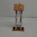 Stokes Tower Wood Feeder with a Brown and White Finish
