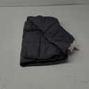 yescool Weighted Blanket 5 Pounds Cooling Weighted Lap Blanket, Grey Heavy Blankets, Washable Weighted Throw Blanket for 40-60lbs, 36"x48"